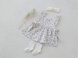 Libby Blue Frilled Apron