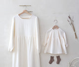 Milky Cream mum's dress