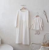 Milky Cream mum's dress